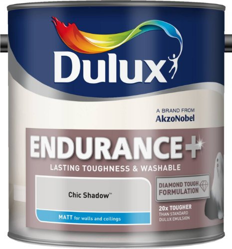 Dulux Endurance Matt Paint for Walls, 2.5 L - Chic Shadow