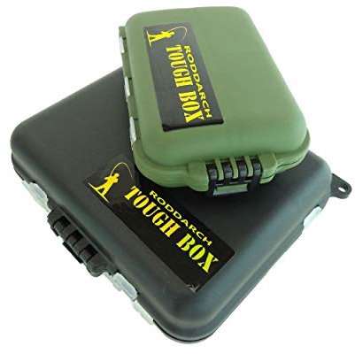 Roddarch 2 x Roddarch Small Clamshell Fishing Tackle Boxes for Lures Spinners Hooks Flies