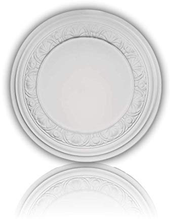 mardom Decor – Techos roseta | b3014 | estuco, diámetro 32 cm, adornos