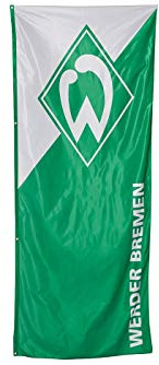 Werder Bremen SVW Hissflagge 120 x 300 cm, grün, Stück