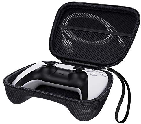 MoKo Case for PS5 Controller, Switch 2 Pro(2025), Xbox Series X/S, EVA Carrying Case Game Controllers Holder Heavy Duty Protective Cover Hard Shell for PlayStation 5 Wireless Controller, Black