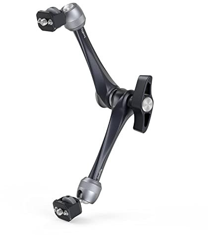 SMALLRIG Brazo Mágico de Roseta de 11 Pulgadas con Cabeza Esférica, Tornillos de 1/4-20 y Clavijas Antitorsión, Solo 330g Carga 3kg, para iPads/Monitores/Luces LED/Teléfonos - 3959