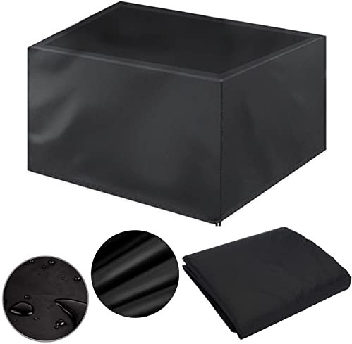 rngcpto Housse Table de Jardin Rectangulaire 110x70x70cm - Protection Imperméable Salon de Jardin, Bache Meuble Anti-UV en Tissu Oxford pour Exterieur