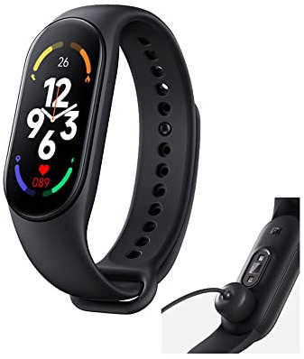M7 Smart Watch per uomini donne, impermeabile sport Smart Watch frequenza cardiaca pressione sanguigna Monitor Fitness Tracker braccialetto intelligente per Android per IOS (Nero)