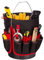 Secchio portautensili resistente secchio organizzatore giardino secchio strumento organizzatore Caddy secchio strumento borsa per tuttofare elettricisti costruzione falegname costruttore