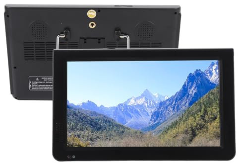 GOWENIC 10in Digital TV -videospelare 10 Tum Bärbar Digital -TV med 4000mAh Battery HD LED -skärm ATV/DTV -mottagning USB SD -kortplats för Utomhusresebilsanvändning