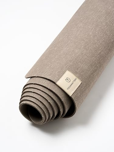 Yogamatters Eco Rise Yoga Mat 3mm | Eco Friendly and Vegan | Natural Tree Rubber | Non-Slip Exercise Mat for Yoga, Pilates, Gym and Fitness
