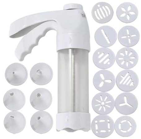 Prensa para galletas, herramienta de pastelería manual robustas – Kitchen prensa para pastelería – Set de cortador de galletas – para el hogar, pasteleros, y postres
