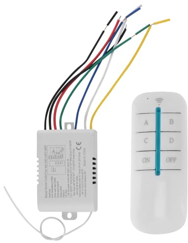 Remingtape 4-vägs lju digital trådlös fjärrkontroll strömbrytare på/av 220 V