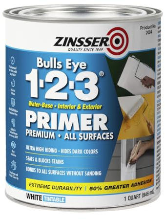 1 Quart Bulls Eye 1-2-3 Primer Sealer Stain Killer