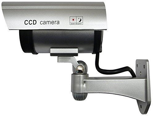 DUMMY CAMERA IR1100 Camera CCTV factice d'extérieur (Argent)
