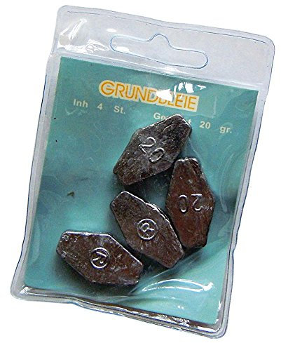 Pesi esagonali in piombo, 15-60 g, piombo per lenza, grau