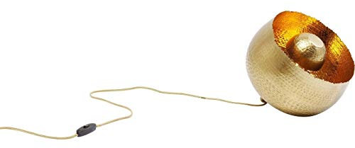 Kare Design Bodenleuchte Apollo, Gold, Durchmesser 35cm, Bodenlampe, Stahl, 25x35x35 cm (H/B/T)