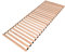 Krok Wood Premium Lattenrost Rollrost mit 22 extra stabilen Leisten aus Massivholz Buche 100x220 cm