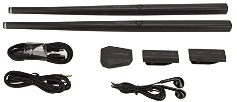 Elektroniskt Trumset, Bärbart Virtuellt Trumset MIDI Digital Slagverksmaskin, med Hörlurar för Lessons Drumsticks, för Nybörjare Vuxna