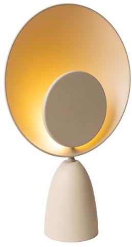 LUCIDE CASTAMAR - Tischlampe - Ø 25,5 cm - LED - 1x8W 2100K - Taupe