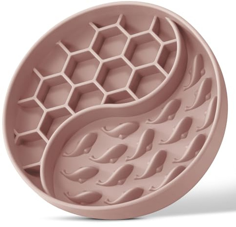 Ciotola Anti-Imbracatura Per Cani e Gatti, Slow Feeder Cane Alimentazione, Supporta la Digestione Dell'animale, Anti-Vomito, Tappetino Per Gatti Per Cibo Umido e Grasso Secco