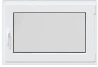 vidaXL RISOR 90x50 cm Anthracite PVC Basement Window - Tilt & Turn