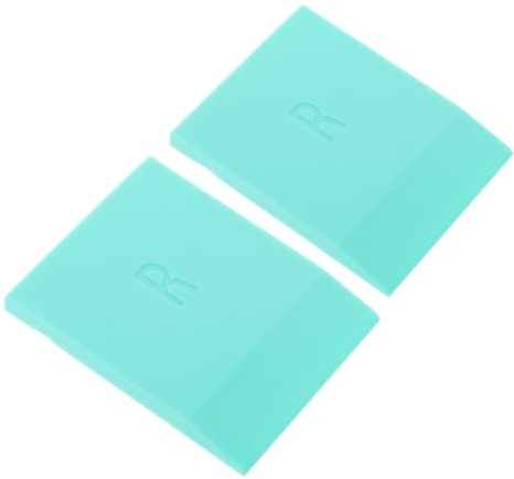 jojofuny Raschietto per Serigrafia 2 Pezzi in Gomma Resistente, Pratico e Compatto Angoli Arrotondati, per Stampa a Mano e Grafica