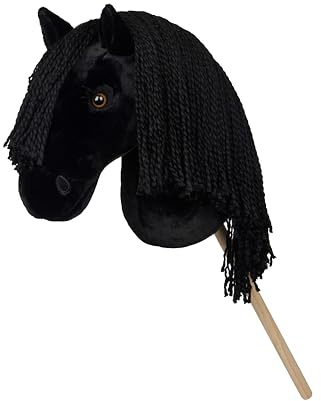 LeMieux Hobby Horse Spike - Handsome Black - Realistic Head - Perfect for Kids