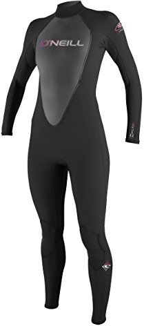 O'Neill Wetsuits Damen Neoprenanzug Reactor 3/2 mm Full Wetsuit, Black, 10