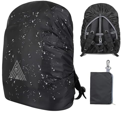 YUNCHONGuk Funda Impermeable para Mochila 15-75L,Funda Mochila Impermeable,Funda Impermeable para la Lluvia para Mochila,Cubre Mochila Impermeable Lluvia para Senderismo Excursionismo Camping