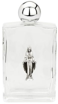 NKlaus 15906 - Botella de agua bendita (cristal, 11,5 x 6 x 3 cm, cristal)