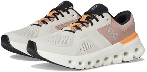 On Damen Cloudrunner 2 Wide, Perle/Mandarine, 10 Wide