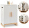 ELLA & PIET® Großer Puppenschrank Dressy aus Holz (Weiß-Schlamm)