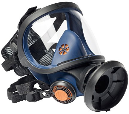 Sundström Maschera completa SR 200 – Protezione respiratoria, maschera protettiva per particelle e gas