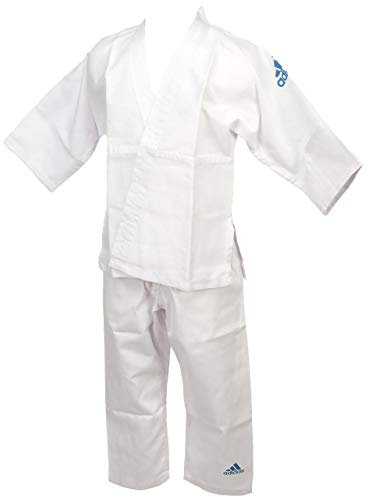Adidas J181 Judoanzug für Einsteiger und Kinder, weiß, 110