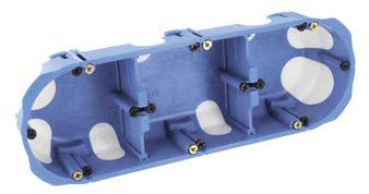 BLM - Boîte d'encastrement - Lot de 10 Boîtiers d'encastrement triple NO AIR Ø67x40mm