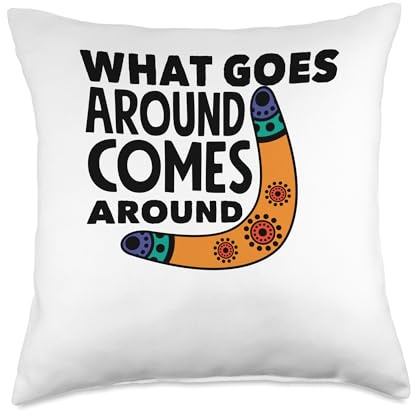 Boomerang Graphic Boomerang Player Boomerang Thrower Sports Throw Pillow