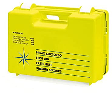 CASSETTA PRONTO SOCCORSO NATANTI 12 MIGLIA ALTA VISIBILITÀ