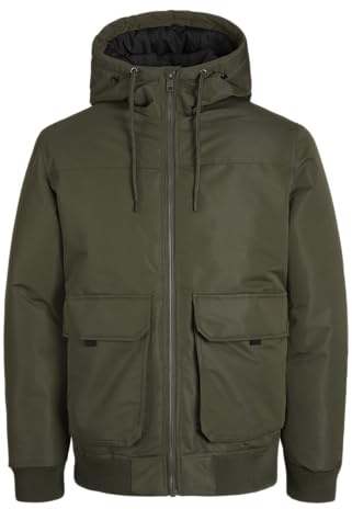 JACK & JONES Chaqueta bomber Jjconstruct para hombre, Rosin., XL