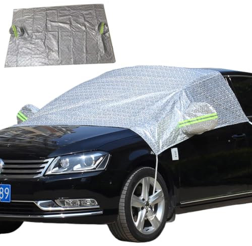 Telo Parabrezza Auto Antighiaccio - Parasole Esterno per Auto Anteriore per Inverno, Protegge da Vento, Neve, Brina, UV, Ghiaccio, Graffi - 230 * 147cm