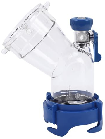 Asixxsix RV Tank Rinser, Transparent Window RV Holding Tank Rinser with Backflow Preventer & Filter Screen, Waste Water Tank Cleaning Valve Control for RVs Trailers