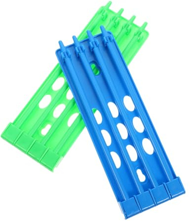 Gatuida Organisateur de Bagues Design Multi-Trous, Espace de Rangement Pratique en Plastique 2 Pièces pour Pattes de Volaille pour Gestion Avicole et Élevage