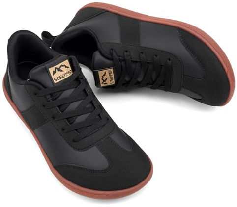Sosenfer dam herr breda barfotaskor | bred tålåda lätta fritidsskor | minimalistiska halkfria promenadskor | Zero-Drop sula sneakers unisex