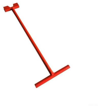 Asta di prolunga per valvola a sfera in acciaio PVC, stelo di estensione per pozzi profondi, 30 cm, 60 cm, maniglia a doppio orecchio, design a tubo rotondo, maniglia a T per operazioni di condotte