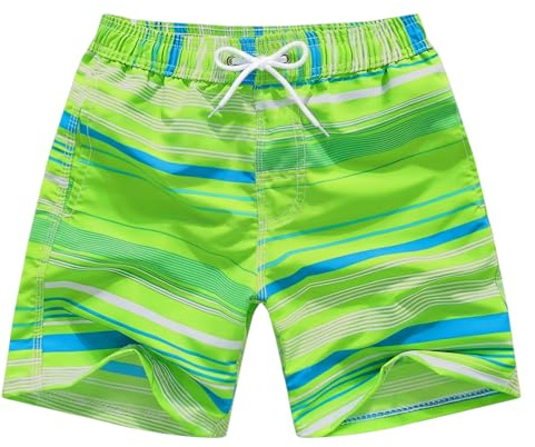 HAGOT Badbyxor för pojkar, barn boardshorts strand, snabbtorkande badshorts för pojkar, sport löpning badshorts