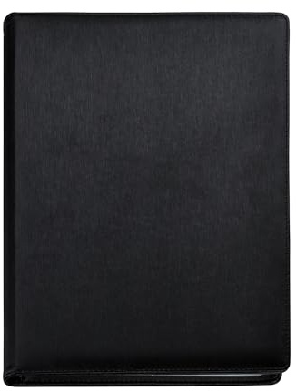 Arpan Porte-documents professionnel A4 de haute qualité pour présentation, illustration, interviews, CVS – Porte-documents A4 avec 48 pochettes (96 côtés)