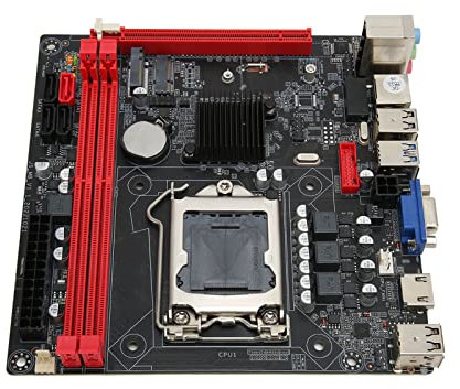 ASHATA Desktop Motherboard, Gaming Motherboard Equipped, PCIe 16X DDR3 Memory VGA HD Port Multiphase Power SATA3.0 LGA1155 Motherboard for PC Replacement