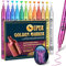 STANBLUE 12 Metallic Stifte Marker Fine Super Gold 0.7 mm Metallischen für Fotoalbum Scrapbook zum Bemalen Gästebuch Hochzeit Stein Glas Holz Papier Ostern