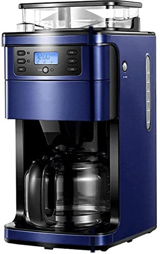 QUSYZD Macchine per caffè Espresso superautomatiche, Macchine per caffè Home Automatic Drip Espresso Grinder, Combinazioni per Macchine per caffè, 1,5 l,