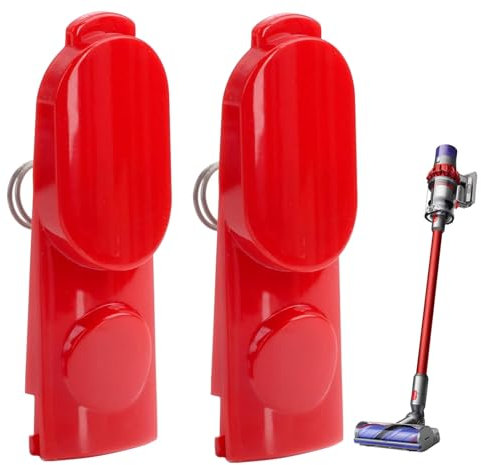 2 Piezas Botones de Pestillo con Resorte, Botón de Repuesto para Aspiradora, Piezas de Repuesto, Botón de Fijación Compatible con Dyson V6, V7, V8, V10, V11, V15