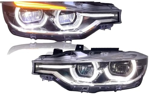 Gruppo Faro Anteriore Per BMW F30 F35 320i 328i 335i Serie 3 2013-2018 Sostituire I Fari Allo Xeno Alogeni(Replace Halogen)