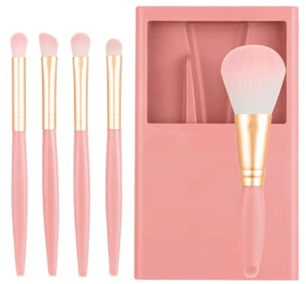 Travel Makeup Brush Set, Travel Make Up Brushes Set Make Up Brush Set med | Kosmetiskt verktyg Foundation Powder Pulver Concealers Eye Shadows Applicator för hudvård