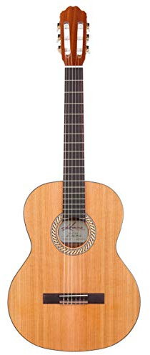 Kremona Soloist S65C Full-Size Classical Guitar – Solid Cedar Top Nylon String Guitar – Handmade in Europe – Gig Bag Included