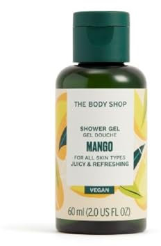 Body Shop Shower Gel Soap Free Cleanser 60ml Mango